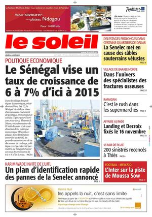 Edition du 04 Aout 2011