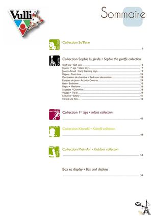 Catalogue Vulli sophie la girafe sur boutique-des-parents.com