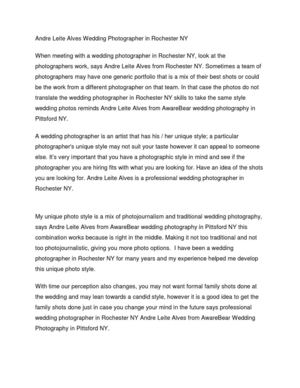 Andre Leite Alves Wedding Photographer in Rochester NY
