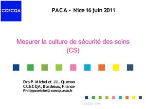 Mesurer la culture de sécurité Nice-Marseille 160611