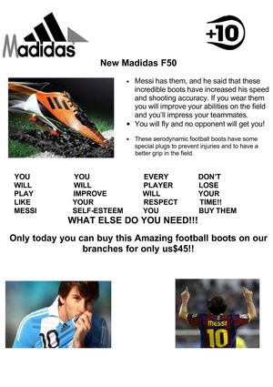 Madidas, ad