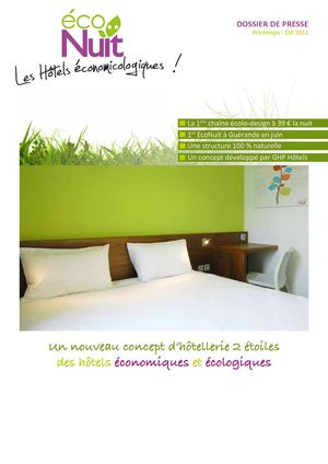 Dossier Presse EcoNuit