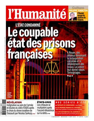 L'Humanité du 03 août 2011