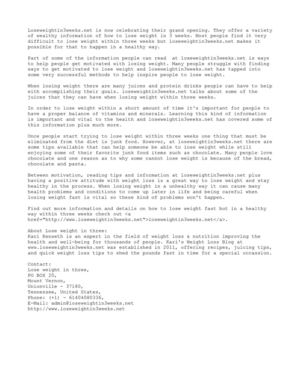 Kari Kenseth has launched a new website, Loseweightin3weeks.net aimed at the weight loss crowd