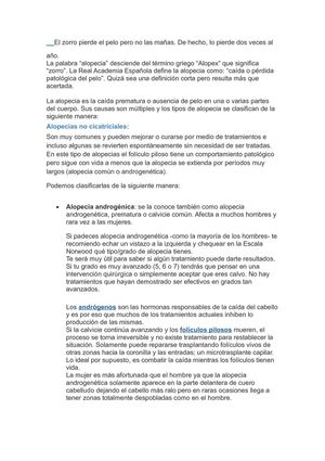 Alopecia