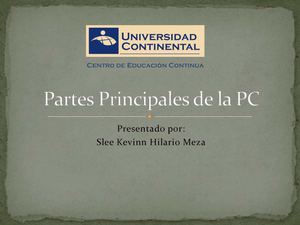 Partes de la PC