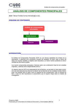 Componentes principales