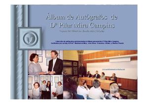 ALBUM DE AUTÓGRAFOS DE LA SRA. MIRA Y LOPEZ