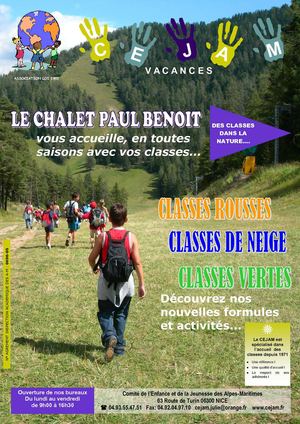 Vos Classes de découvertes à la Montagne...