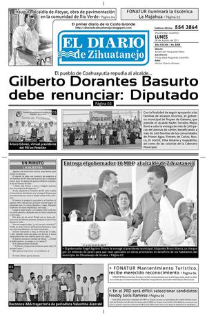 Edición Lunes 08 de Agosto de 2011