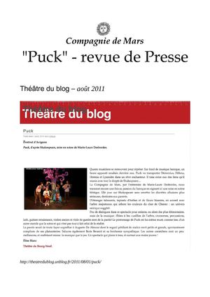 Puck - Revue de Presse