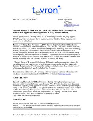 Calaméo - Application Monitoring and Testing - CitraTest APM 7.2