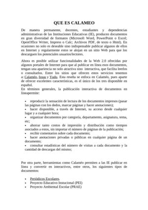 que es calameo