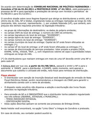 Nota Fiscal Eletrônica Porta a Porta