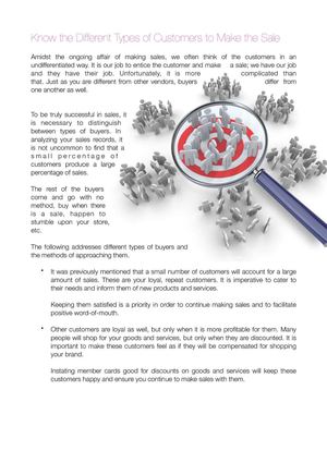 Know the Different Types of Customers to Make the Sale_1