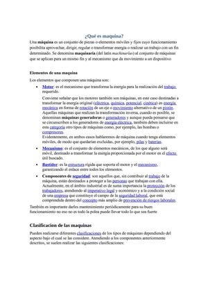 maquina y maquina herramienta