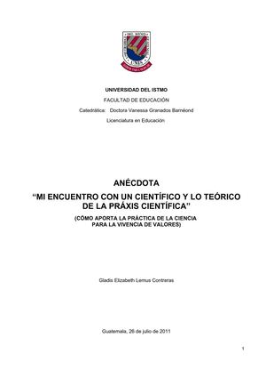 Anécdota