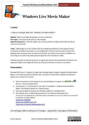 Movie Maker découverte