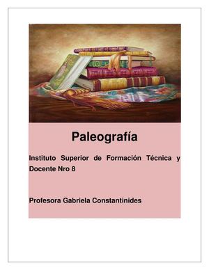 Introduccion a la paleografia
