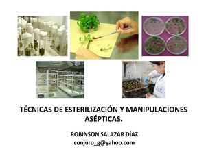 Técnicas de manipulación asépticas