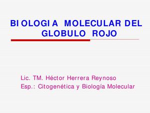 C1 BIOLOGIA MOLECULAR DE GR Hector Herrera