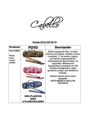 PLANCHAS ALACIADORAS