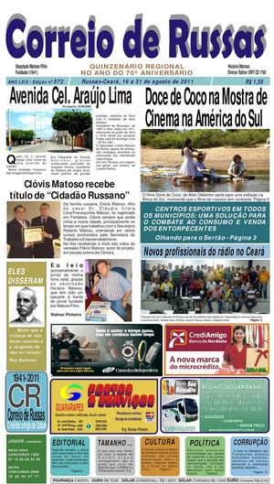 Jornal CORREIO DE RUSSAS