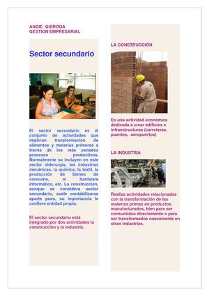 SECTOR SECUNDARIO