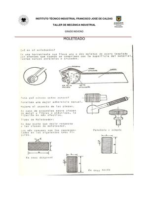 MOLETEADO EN EL TORNO