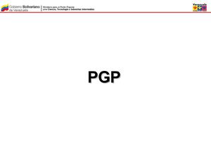 Unidad II. PGP