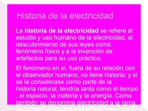 todo sobre la electricidad