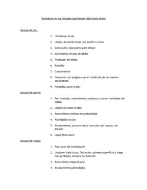 Masajes