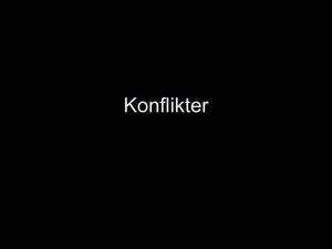 Konflikter