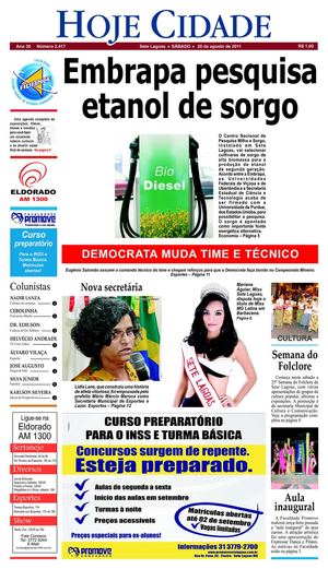 Jornal Hoje Cidade 20-08-11