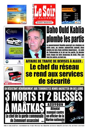Lesoirdalgerie - 20/08/2011