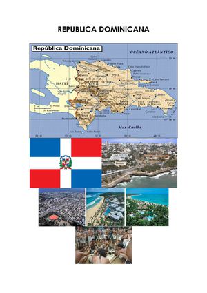 REPUBLICA DOMINICANA - 1era. ENTREGA