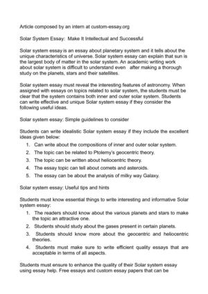Help With Essay Papers Solar System Essay Make It Intellectual And Successful Apa Essay Papers also Essay On My Family In English Calamo Solar System Essay Make It Intellectual And Successful Essay On English Subject