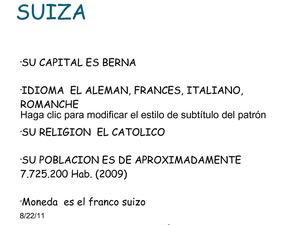 SITUACIÓN POLÍTICA EN SUIZA