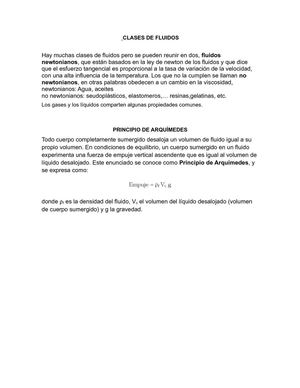 clases de fluidos