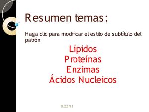 Biomoleculas