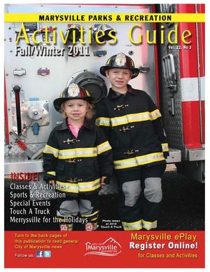 Fall/Winter 2011 Marysville Parks and Recreation Activities Guide