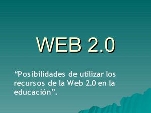 La Web 2.0