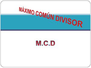 M.C.D