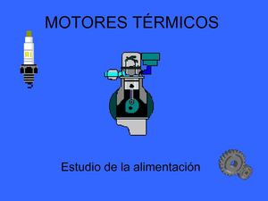 ALIMENTACION EN MOTORES TERMICOS