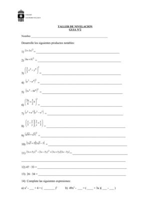 Guia nivelación nº2