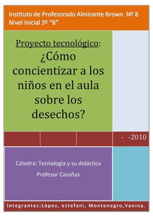 Proyecto Tecnológico