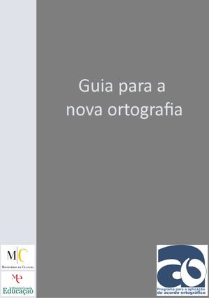 Guia Rápido Novo Acordo Ortográfico