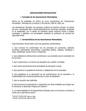 ASOCIACIONES MUTUALISTAS