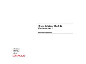 Oracle 10g