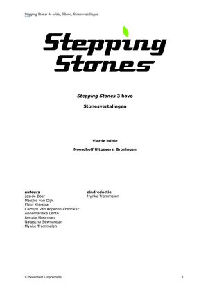 Stones vertalingen_3HAVO